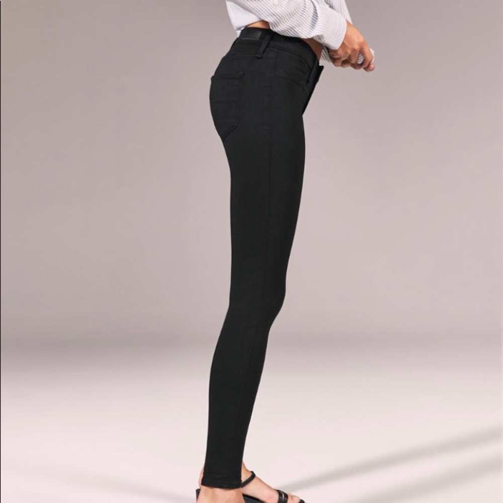 Abercrombie Black Low Rise Jean Legging